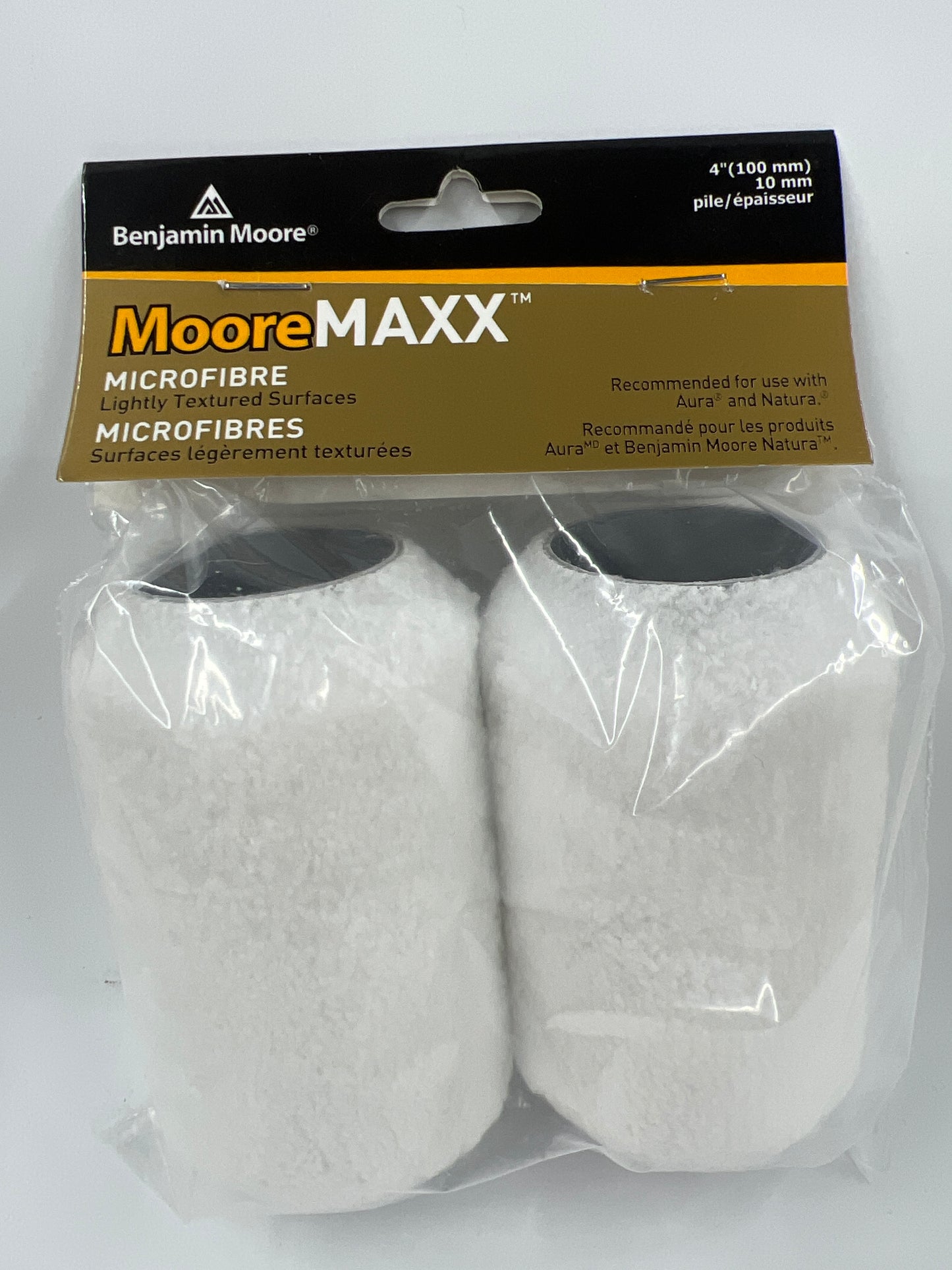 MooreMAXX Microfibre 4" Rollers 2 Pack