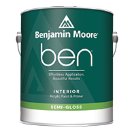 ben Waterborne Interior Paint- Semi-Gloss F627